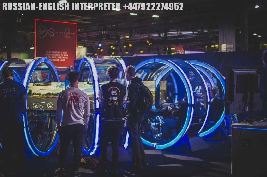 Устный перевод на английский на выставке ICE Totally Gaming в Лондоне