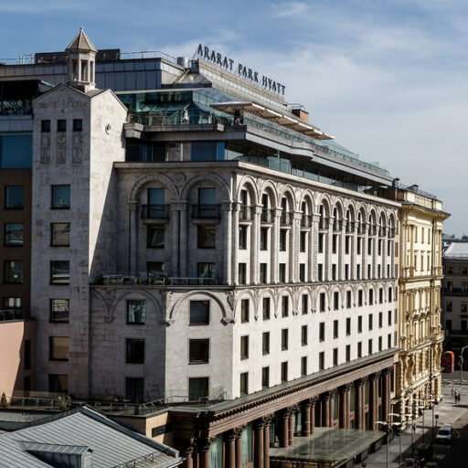 Ararat Park Hyatt — 5-star luxury hotel exterior in central Moscow